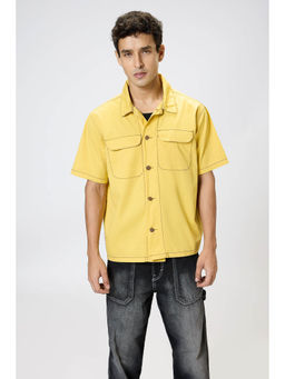 FREAKINS - Soft Yellow Summer Shirt