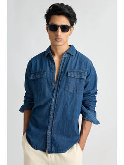 FREAKINS - Full Sleeves Classic Denim Men Shirt