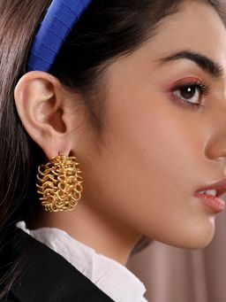 So Fetch - Gold Eva Chunky Hoops