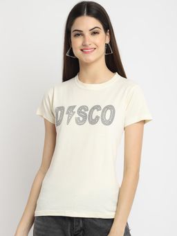 MIXT by Nykaa Fashion - Womens Typography Printed T-Shirt