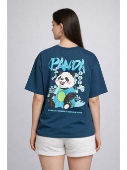 MIXT by Nykaa Fashion - Trendy Oversized Graphic Cotton Blend T-Shirt