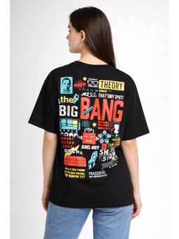 MIXT by Nykaa Fashion - Trendy Oversized Graphic Cotton Blend T-Shirt