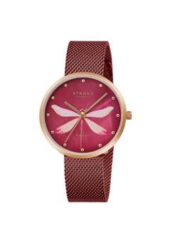 Strand by Obaku - Dragonfly Mop Dial Quartz Watch For Women (S700LXVDMD-DDP)