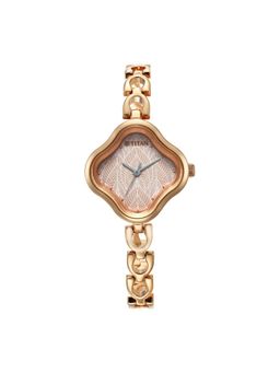 Titan - Ladies Karishma Rose Gold Dial Analog Watch for Women 2701Wm01