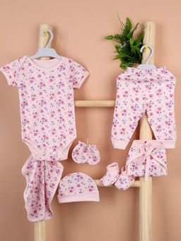 Moms Home - New Born Baby Essential Gift Set Flower