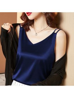 Outzidr - Blue Dual Strap Tank Top