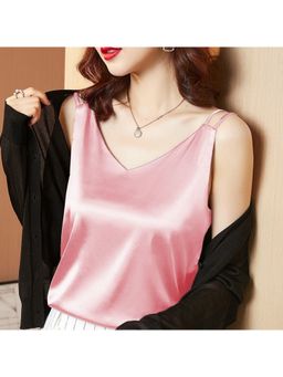 Outzidr - Pink Dual Strap Tank Top