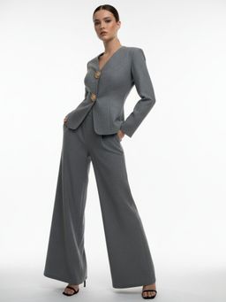 Outzidr - Grey Polyester Co-ord Set