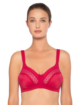 Triumph - Zigzag Spotlight Padded Wireless Seamless T-shirt Bra - Red