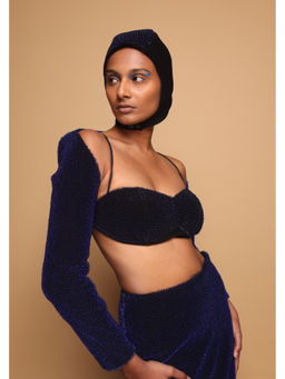 SOMYA GOYAL - Lumen Bustier - Navy Blue