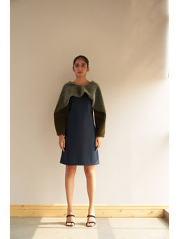 SOMYA GOYAL - Colorblock Up-Dress - Navy Blue