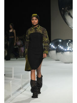 SOMYA GOYAL - Slant Dress - Black