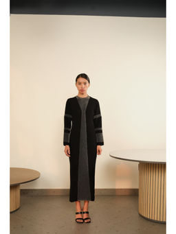 SOMYA GOYAL - Prism Column Dress - Black