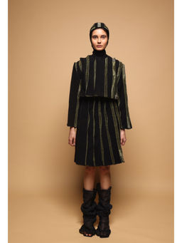 SOMYA GOYAL - Strata Bomber Jacket - Black