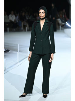 SOMYA GOYAL - Forest Formal Trousers - Green