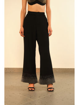 SOMYA GOYAL - Celestial Edge Casual Trousers - Black