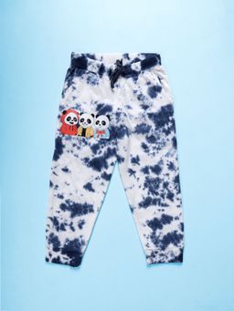 KiddoPanti - Cotton Indigo Tie & Dye Joggers