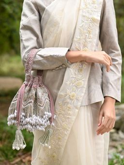 Odette - Pink Tassel Potli Bag