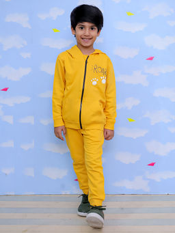 The Mom Store - Roar Yellow Zipper Hoodie & Sweatpant (Set of 2)