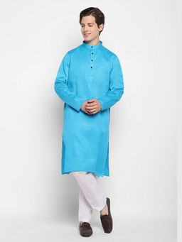 Devoiler - Regular Fit Long Kurta For Men