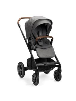 Nuna - Mixx Next Stroller – 0 to 4Y (Upto 22Kg) – Rain Cover & Big Rear Wheels–Granite
