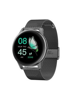 French Connection - Black Strap Stainless Steel Smartwatch - R3-B