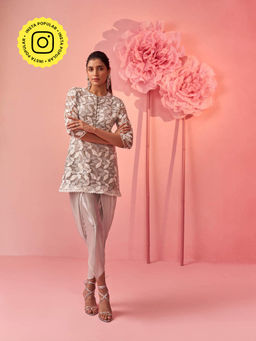 Clothes on my mind - Moonflower Kurti & Tulip Pants Co-Ord (Set of 2)