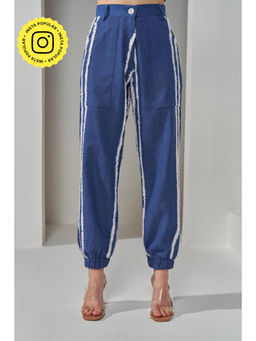 Clothes on my mind - Denim Trendsetter Jogger Pants - Blue