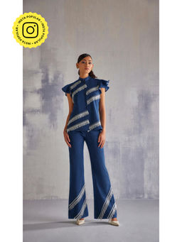 Clothes on my mind - Drop A Dazzle Pants - Blue