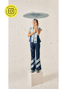 Clothes on my mind - Denim Blue Happi Co-Ord (Set of 2)
