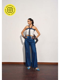 Clothes on my mind - Spotlight Blue Top with Pant Co-Ord's