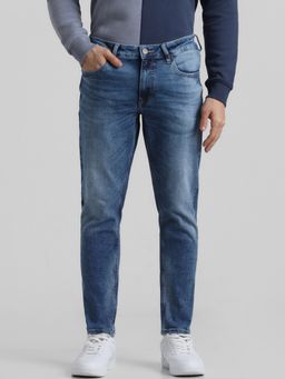 Jack & Jones - Blue Brak Slim Fit Low Rise Stretch Jeans