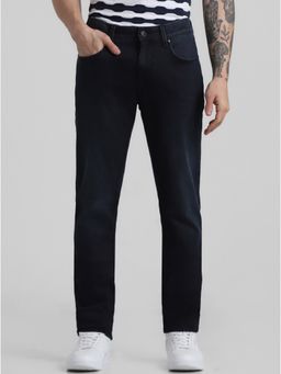 Jack & Jones - Navy Blue Ben Skinny Fit Low Rise Stretch Jeans