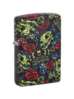 Zippo - Skull Crown Design Windproof Pocket Lighter