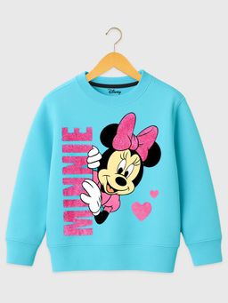 Kuchipoo - Girls Regular Fit Winterwear Multi-Colour Sweatshirt