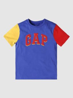 GAP - Unisex Blue Colorblock T-Shirt