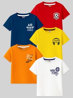 Kuchipoo - Boys Regular Fit Half Sleeves Cotton T-Shirt