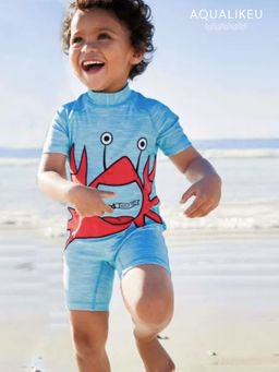 Aqua Like U - Baby Boy Shark Bathing Suit