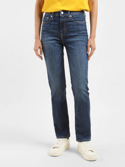 Levi's - Womens High Rise 724 Straight Fit Jeans