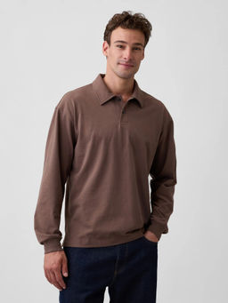 GAP - Men'S Solid Relaxed Polo T-Shirt