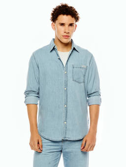 Calvin Klein - Solid Regular Fit Twill Shirt