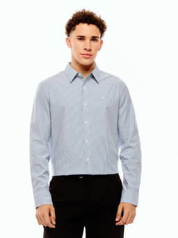 Calvin Klein - Striped Regular Fit Poplin Shirt
