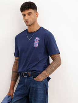 WROGN - Comfort Fit Placement Printed T-Shirt