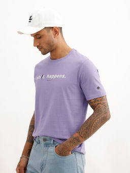 WROGN - Slim Fit Placement Printed T-Shirt