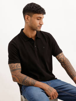 WROGN - Solid Slim Fit Polo T-Shirt