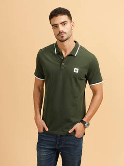 WROGN - Contrast Slim Fit Polo T-Shirt