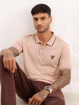 WROGN - Slim Fit Tipping Collar Polo T-Shirt
