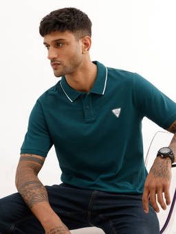 WROGN - Slim Fit Tipping Collar Polo T-Shirt