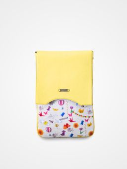 Strutt - Unisex (Yellow Vectors Laptop Sleeve Bag - 15-inch (Medium)