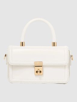 Forever New - Percy Mini Lock Top Handle Handbag with Detachable Strap